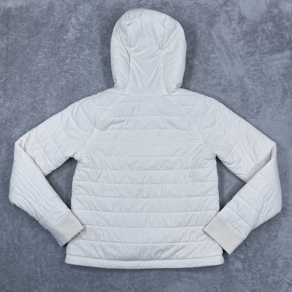 Lululemon Dynamic Movement Puffer Hoodie Womens 6 Pullover Quilted Sweatshirt - Picture 3 of 10